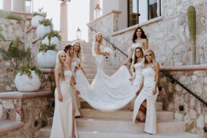 Bridesmaids and bride ready by Bridal Glam ...